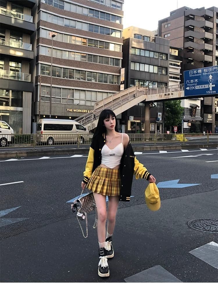 봄 가을 알파벳 프린트 아메리칸 레트로 야구 유니폼 여성 한국 스타일 새로운 루즈핏 학생 재킷 재킷 맨위 서비스 상세 이미지 10