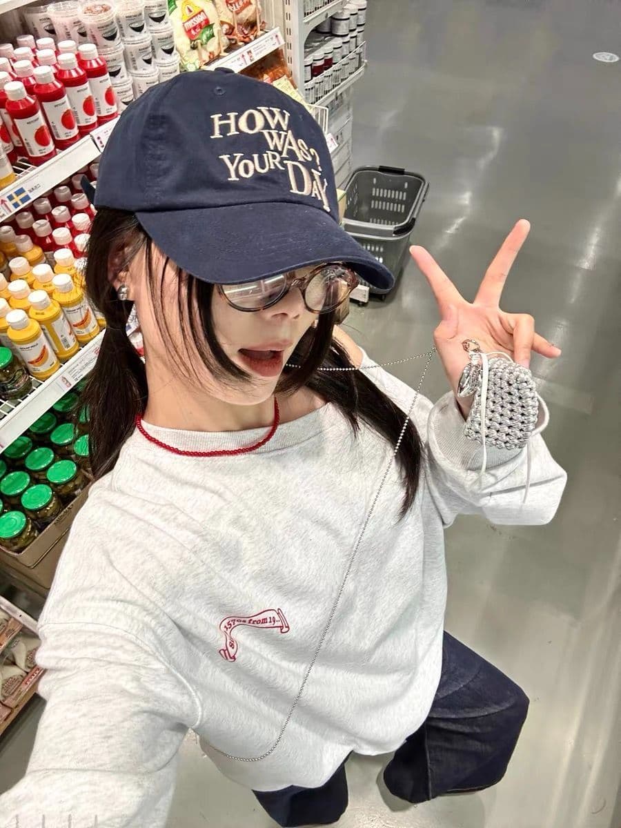 남자 바 면 300 그램 이후 패키지 칼라 색상 내부 및 외부 같은 색상 프린트 긴팔 루즈핏 풀오버 스웨트셔츠 여성 상세 이미지 4