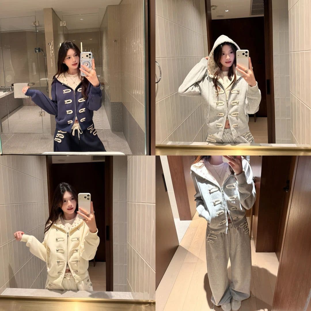 원본 얇은 스타일 인사이드 펌프 순수한 Mianhua 면 레트로 나폴레옹 지퍼 재킷 이미지 4