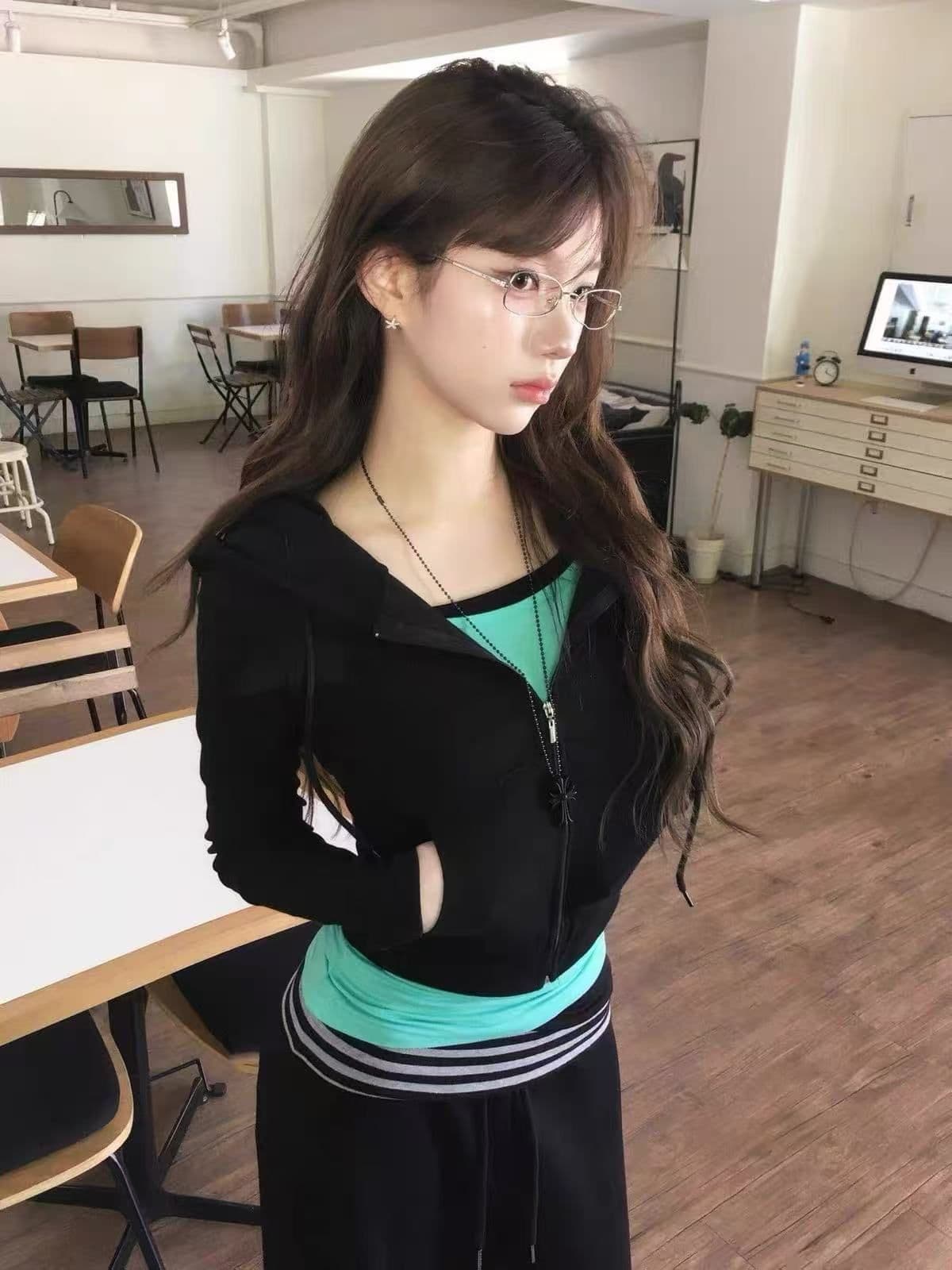 정가 경관 그림 현재 가격 원본 종류 광저우 순수한 Mianhua 면 한 부서 거리 후드 지퍼 여성 코트 상세 이미지 5