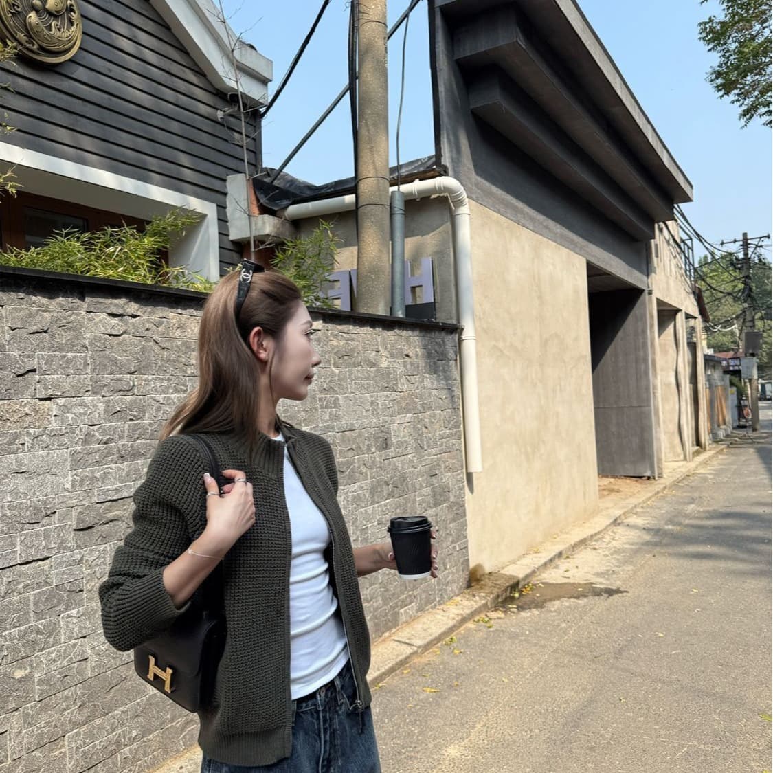 3 색 바스트 52 의류 길다 56 소매 길이 58 무게 500 그램 긴팔 스웨터 여자 이미지 5