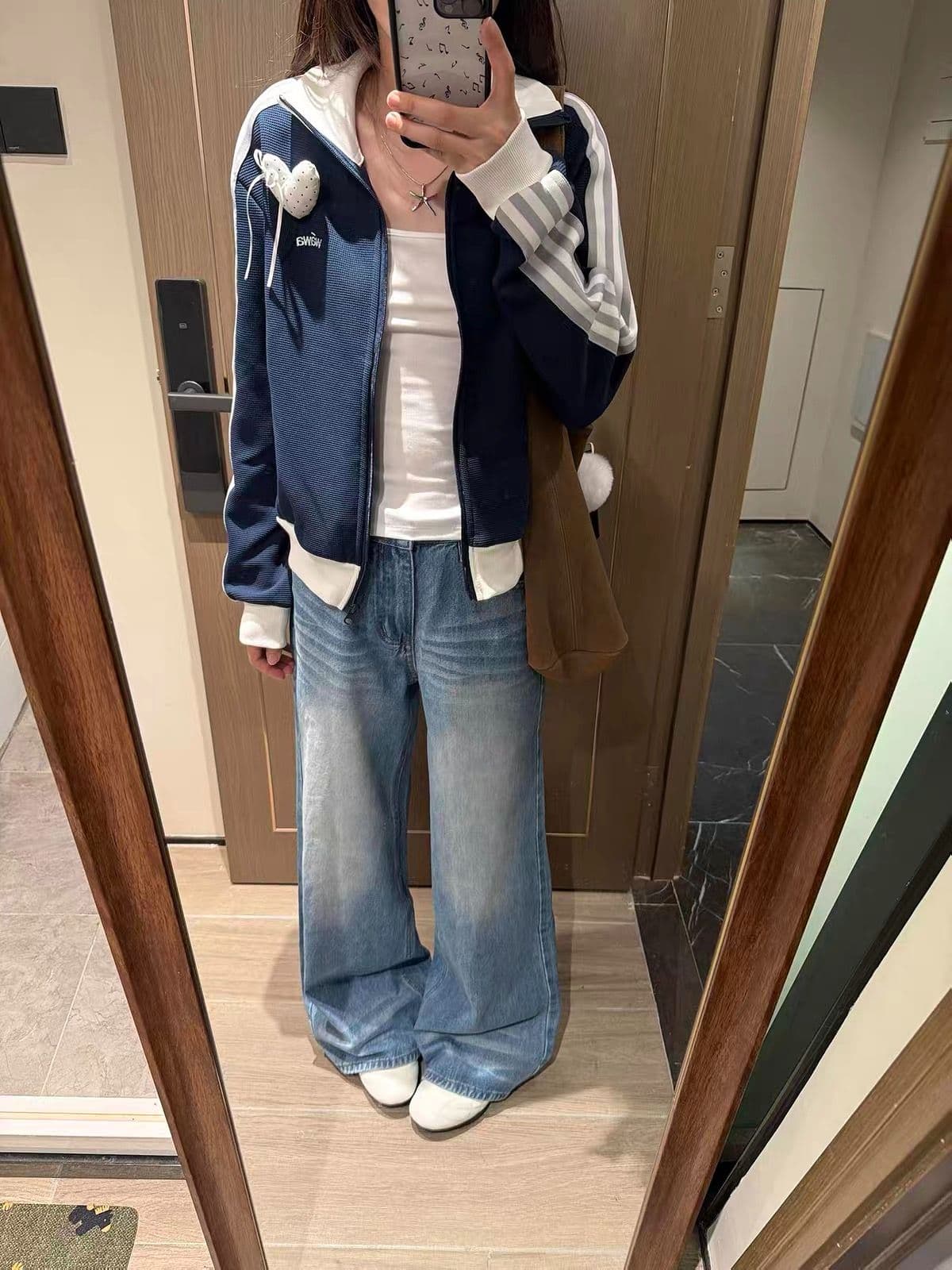 광저우 원본 원단 후아 남편 그리드 자수 정면 플러스 부형제 보안 버클 행침 카드 후드티 상세 이미지 7