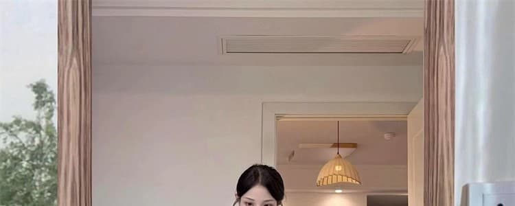 화이트 느긋한 느슨함 센스 니트 스웨터 스웨터 숄 나팔 바지 세 조각 여성 세트 가을 겨울 고급 센스 캐주얼 세트 상세 이미지 5