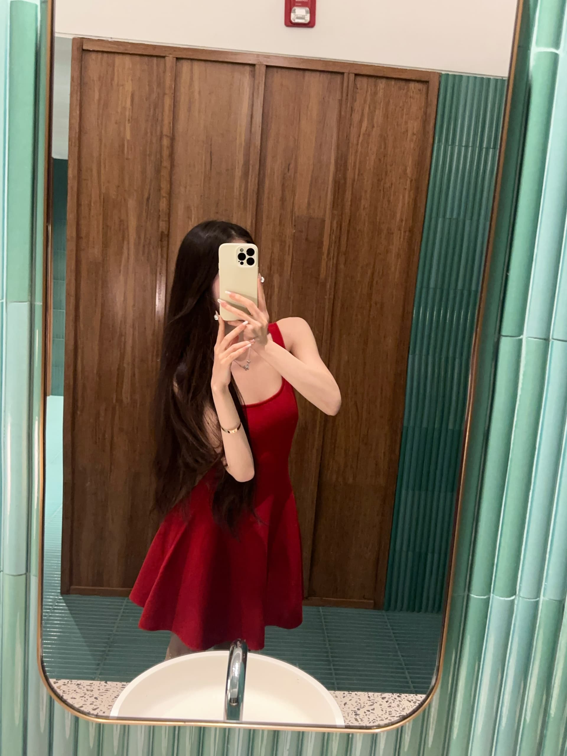 백조 키스 순수한 욕망 핏 스타일 흔들다 꽃밭 진자 순수한 광장 칼라 슬립 여성 드레스 상세 이미지 3