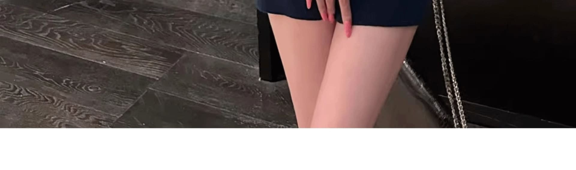 진한 파란색 로얄 자매 센스 행침 목 여성 드레스 섹시함 핫걸 몸매 가꾸기 슬림해 보이는 타이트 스커트 명문 여성 연회 작은 드레스 상세 이미지 28