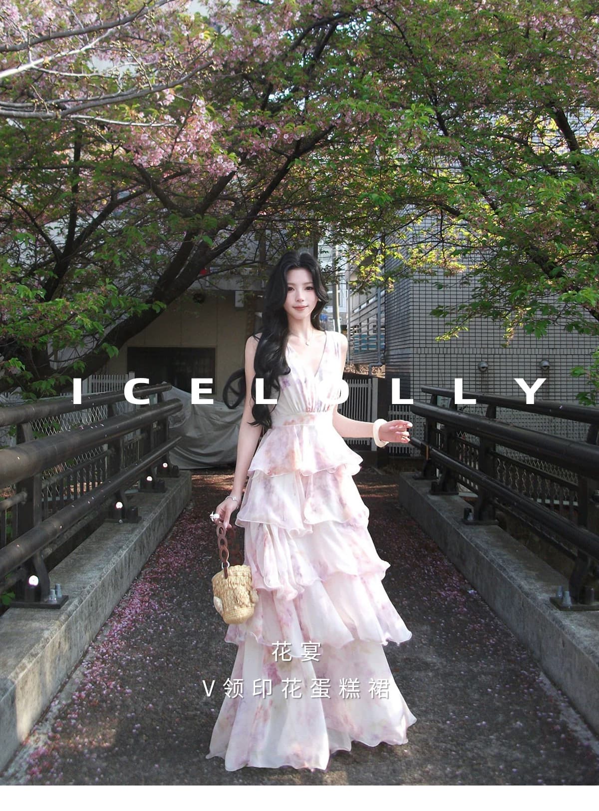 icelolly 해변가 착용 가져 가라. 허리 수축 케이크 드레스 슬립 여성 드레스 초여름 특별 아름다운 꼬집기 허리 길다 치마 상세 이미지 23