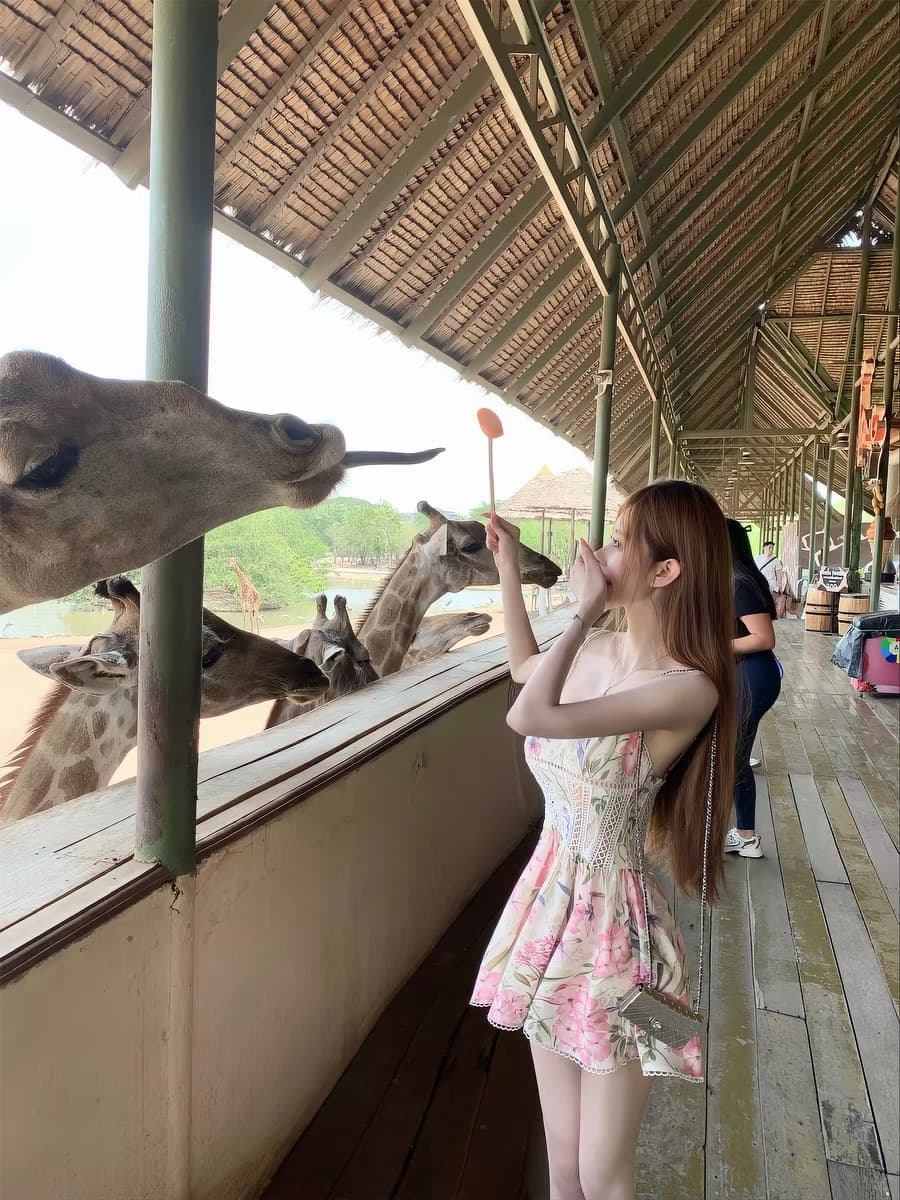 kikimy 꽃 와일드 팬 추적 ga@den a 3 차원 레이스 높은 정밀도 직분사 프린트 허리 수축 한 마디 드레스 상세 이미지 7