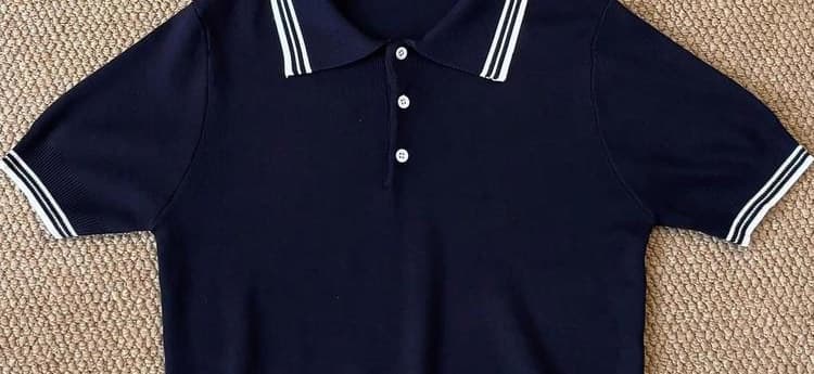 한 부서 회색 얼음 실크 POLO 셔츠 반팔 티셔츠 여성 여름 쇼트 스타일 몸매 가꾸기 고급 센스 니트 스웨터 폴로 칼라 맨위 상세 이미지 48