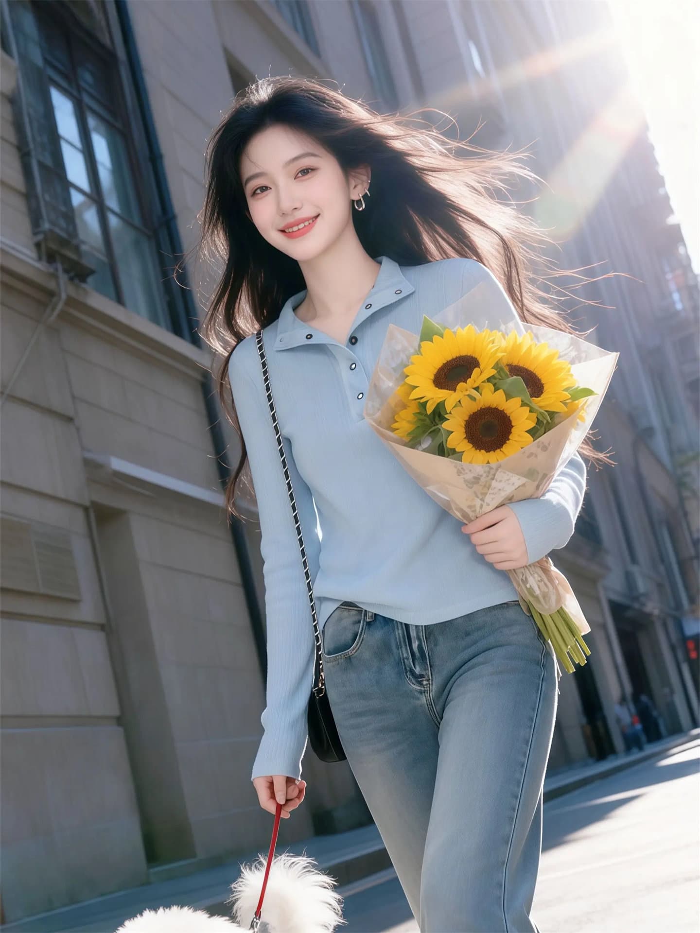 슈퍼 잘 생긴 폴로 칼라 풀오버 니트 스웨터 여성 2026 가을 새로운 몸매 가꾸기 슬림해 보이는 패션 인사이드 가져 가라. 티셔츠 맨위 이미지 4