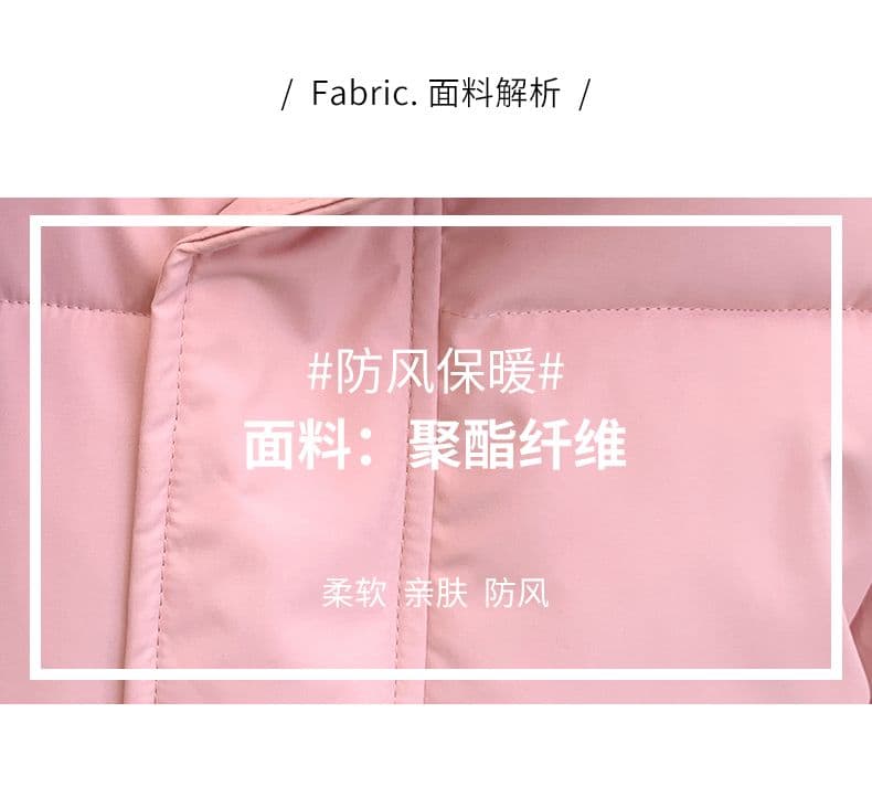 실사 미들 플레이 바람 면 의류 수 있습니다. 철거 모자 캐주얼 남녀 웨어러블 미니멀리즘 루즈핏 종류 후드 다운 재킷 상세 이미지 8