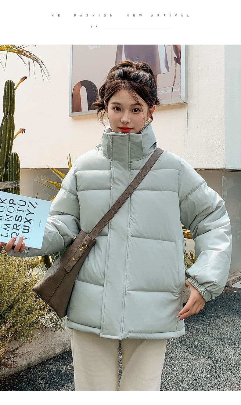 실사 미들 플레이 바람 면 의류 수 있습니다. 철거 모자 캐주얼 남녀 웨어러블 미니멀리즘 루즈핏 종류 후드 다운 재킷 상세 이미지 38
