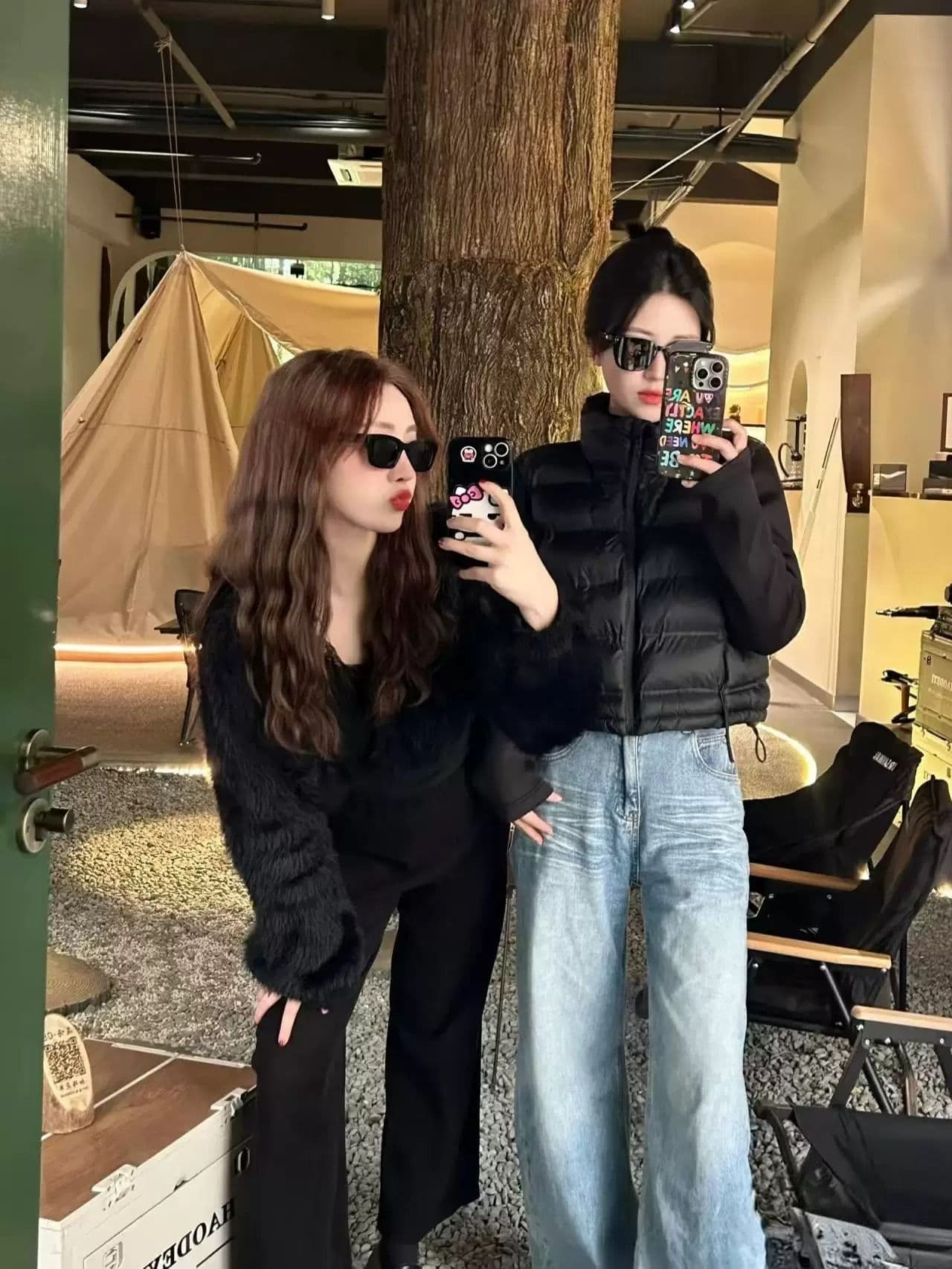 경량 아래 면화 의류 패치워크 후드티 여성 스탠드 칼라 가을 겨울 패션 고급 미니멀리즘 재킷 트렌디 상세 이미지 16