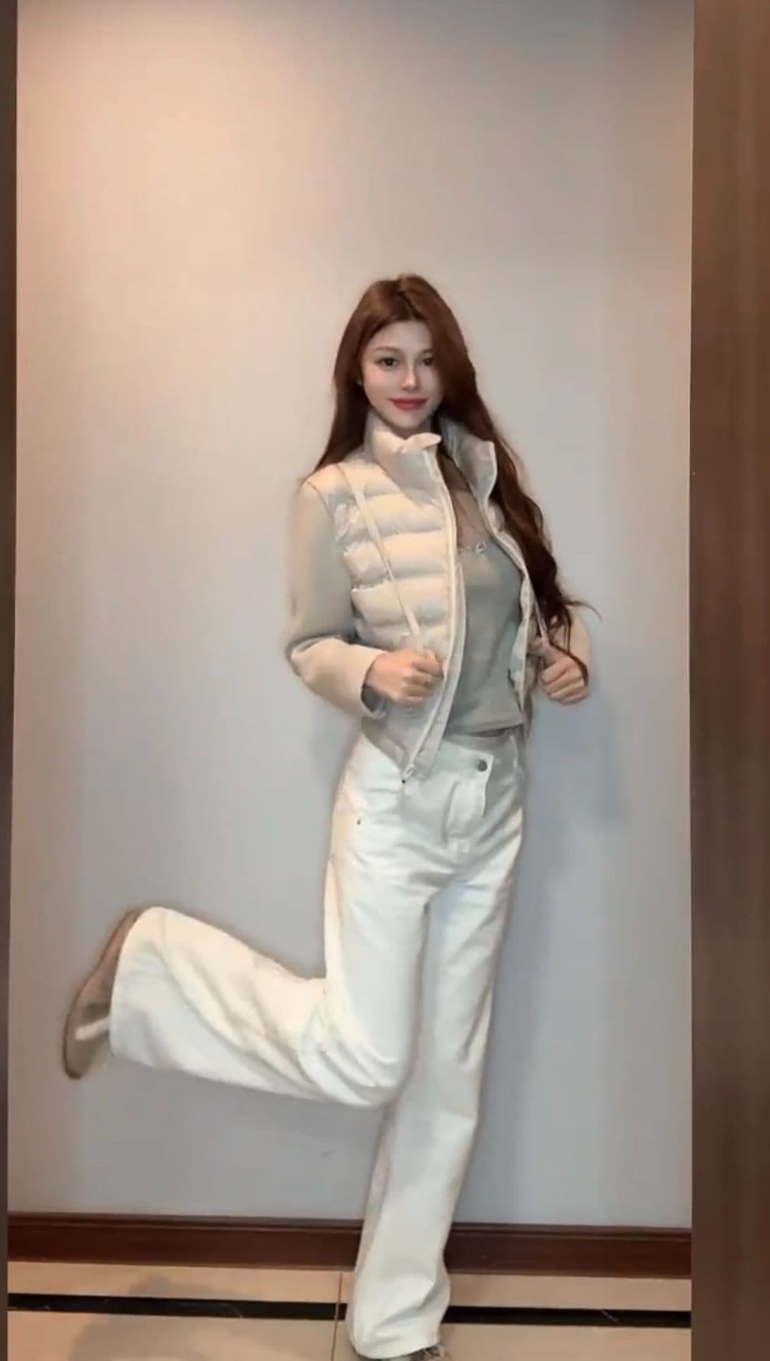 경량 아래 면화 의류 패치워크 후드티 여성 스탠드 칼라 가을 겨울 패션 고급 미니멀리즘 재킷 트렌디 상세 이미지 29