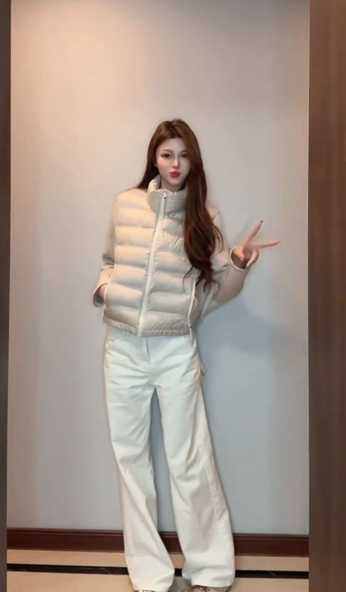 경량 아래 면화 의류 패치워크 후드티 여성 스탠드 칼라 가을 겨울 패션 고급 미니멀리즘 재킷 트렌디 상세 이미지 35