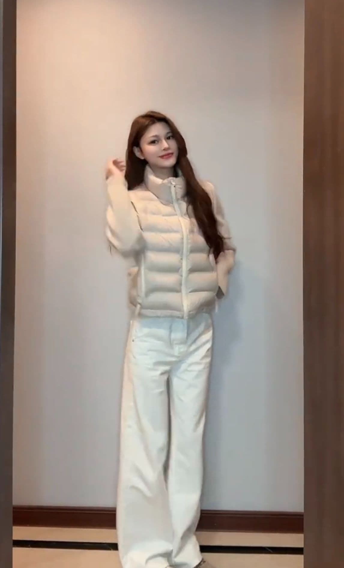 경량 아래 면화 의류 패치워크 후드티 여성 스탠드 칼라 가을 겨울 패션 고급 미니멀리즘 재킷 트렌디 상세 이미지 37