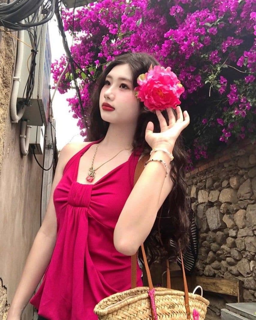 아메리칸 순수한 욕망 섹시함 V넥 비틀림 캐미솔 여름 허리 수축 슬림해 보이는 외출용 다용도 민소매 핫걸 맨위 상세 이미지 13