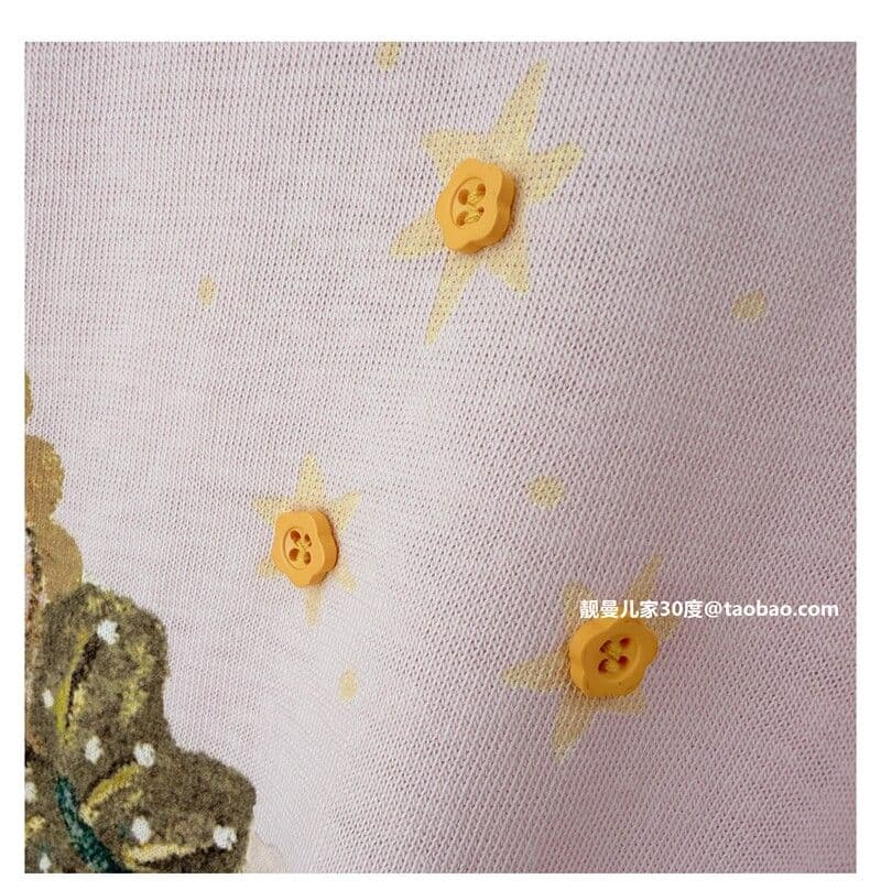 눈꽃 면 특별 빅 사이즈 300 근 한 부서 달콤함 작은 루즈핏 레이스 조각 긴팔 페이크 레이어드 맨위 상세 이미지 10