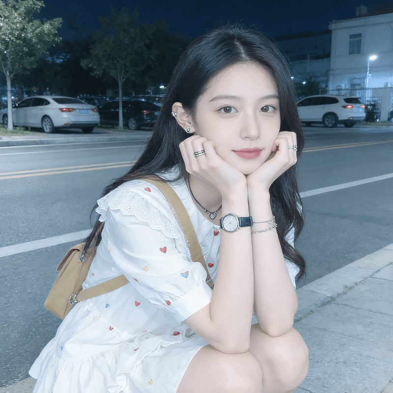 2026 새로운 봄 가을 프랑스식 달콤함 Chic 자수 하트 프릴 베이비 칼라 긴팔 드레스 학생 트렌디 상세 이미지 3