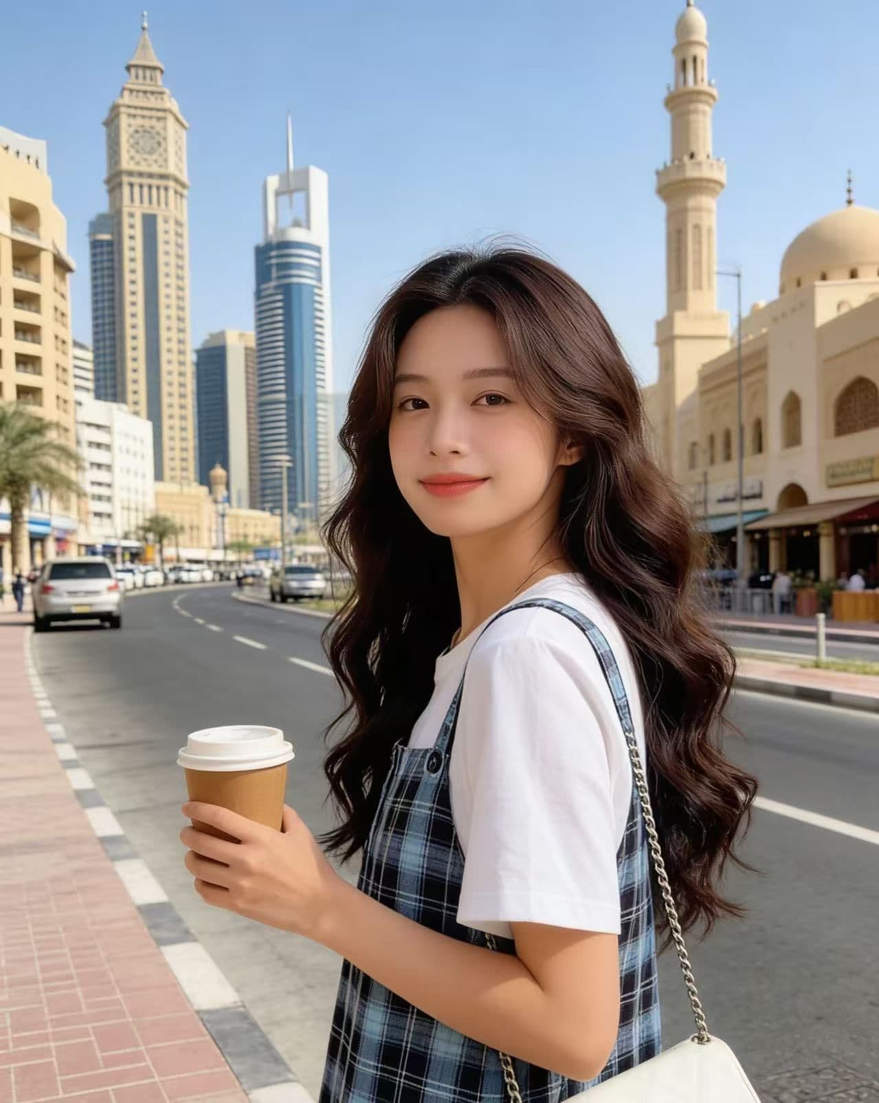 한 부서 캐주얼 체크무늬 드레스 2026 년 이른 가을 새로운 고급 품격 느슨함 센스 페이크 레이어드 롱 스커트 여성 의류 상세 이미지 5