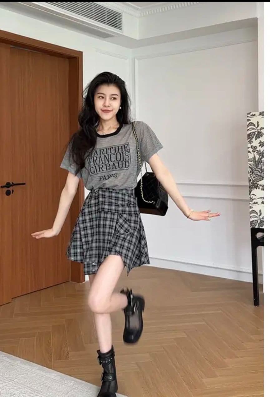 대나무 마디 마 tr 원단 하드웨어 지퍼 하나 A 스타 세트 방콕 열파 패션 착용 가져 가라. 개성 짧은 맨위 상세 이미지 3