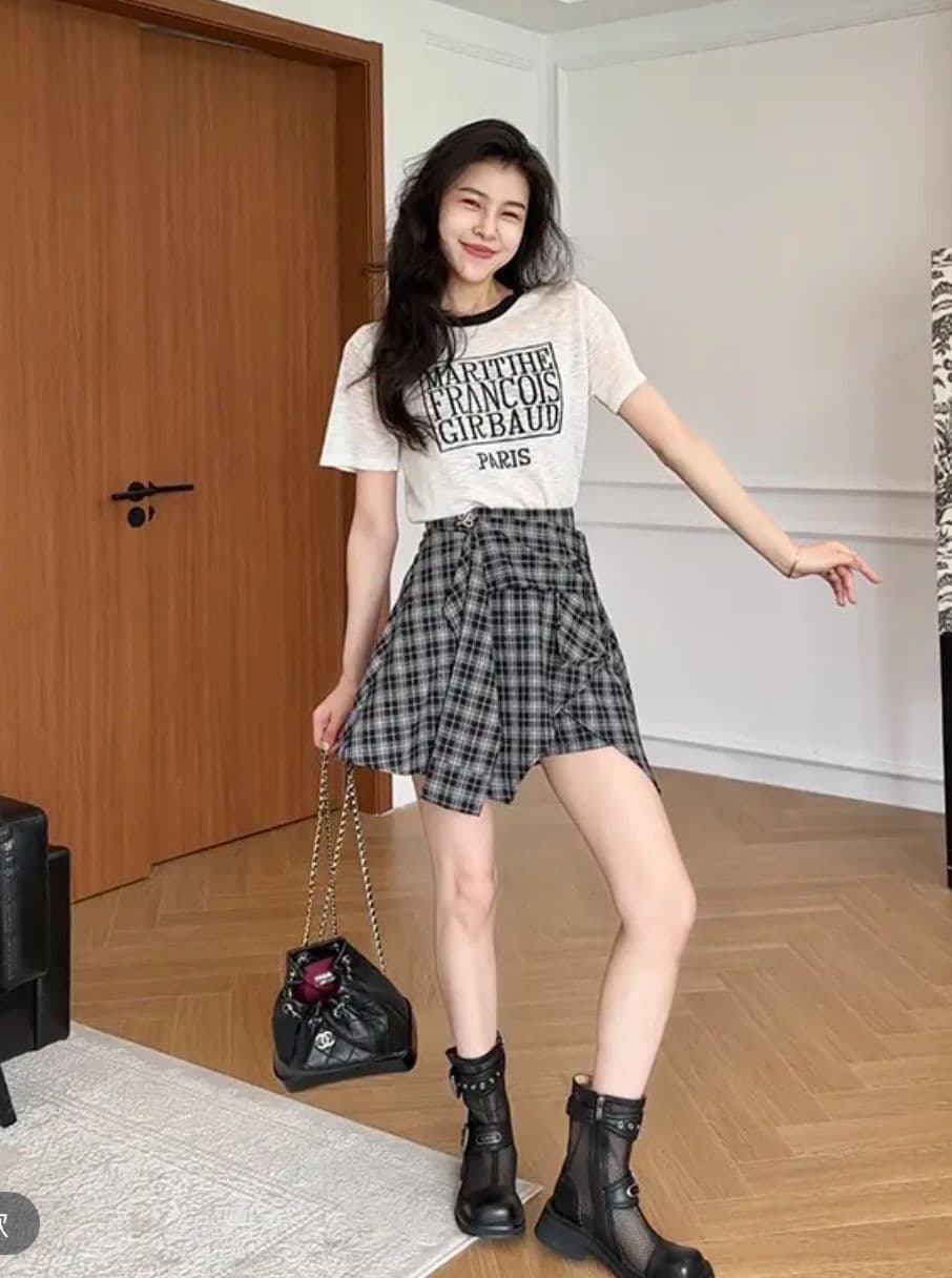 대나무 마디 마 tr 원단 하드웨어 지퍼 하나 A 스타 세트 방콕 열파 패션 착용 가져 가라. 개성 짧은 맨위 상세 이미지 4