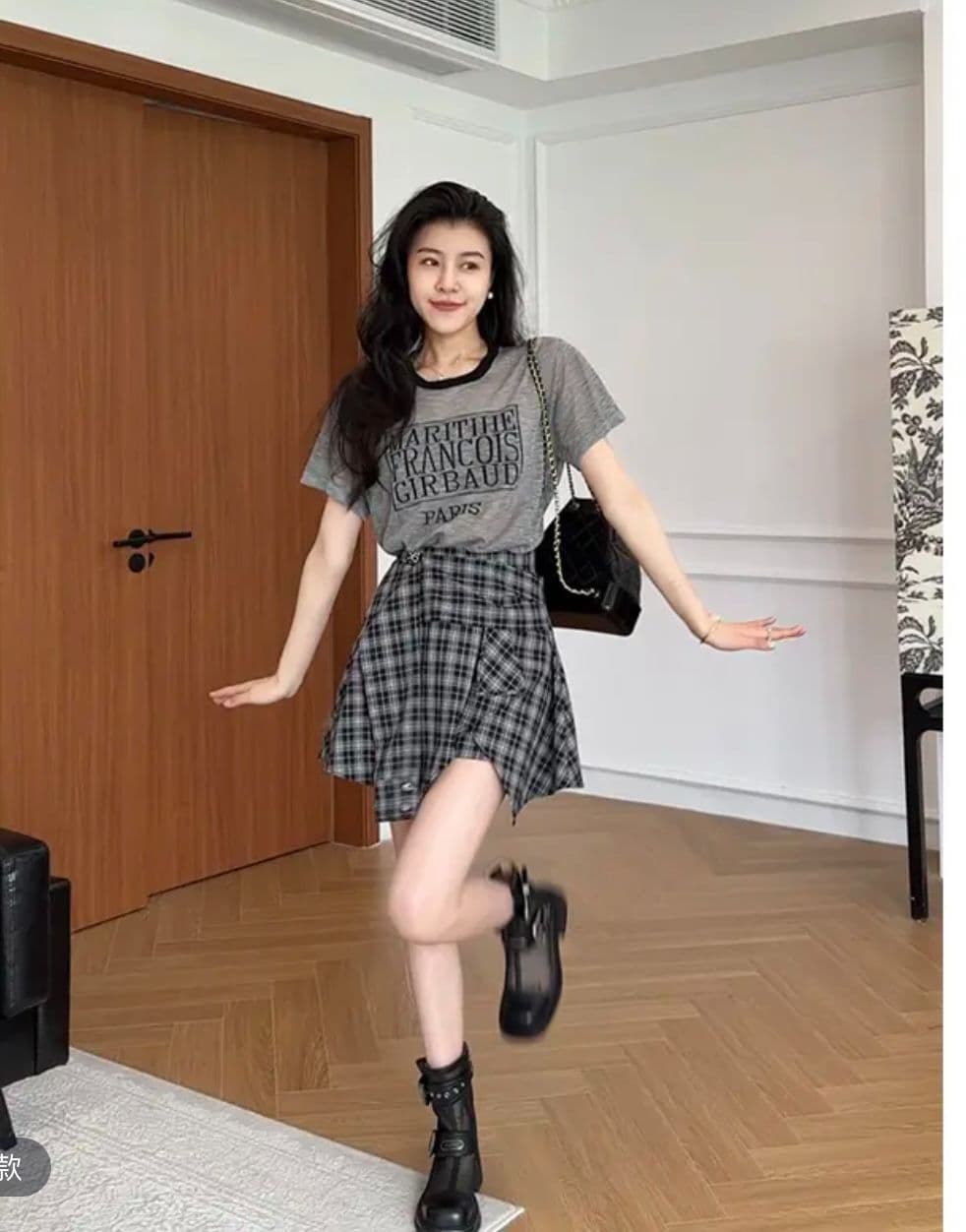 대나무 마디 마 tr 원단 하드웨어 지퍼 하나 A 스타 세트 방콕 열파 패션 착용 가져 가라. 개성 짧은 맨위 상세 이미지 6