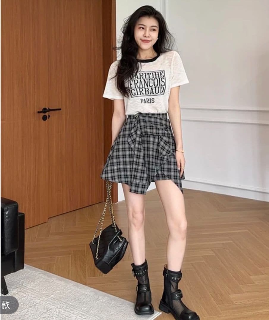 대나무 마디 마 tr 원단 하드웨어 지퍼 하나 A 스타 세트 방콕 열파 패션 착용 가져 가라. 개성 짧은 맨위 상세 이미지 9