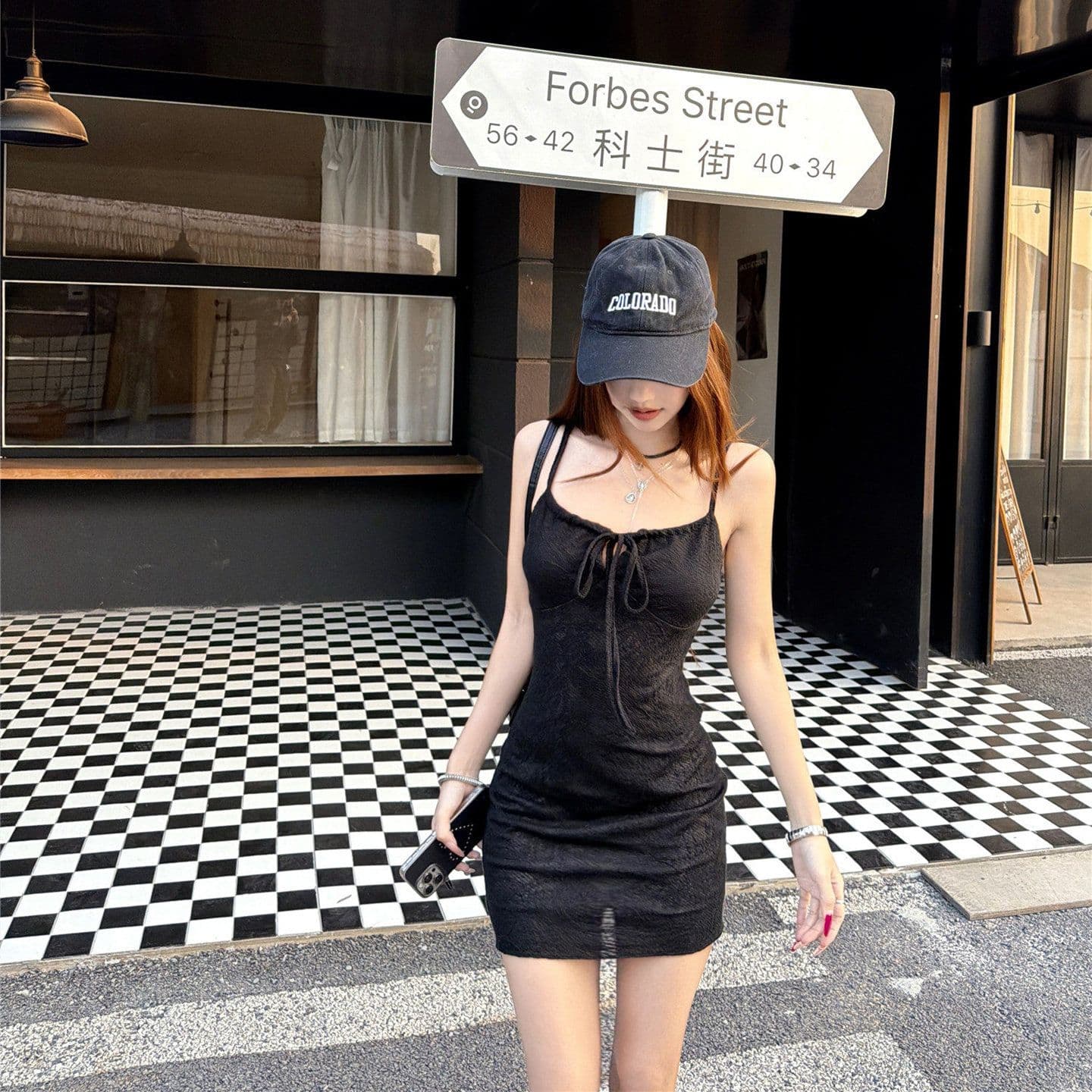 레이스 자카드 원단 네리 핫걸 바람 슬립 여성 드레스 봄 여름 허리 수축 슬림해 보이는 한 마디 미니 스커트 이미지 2