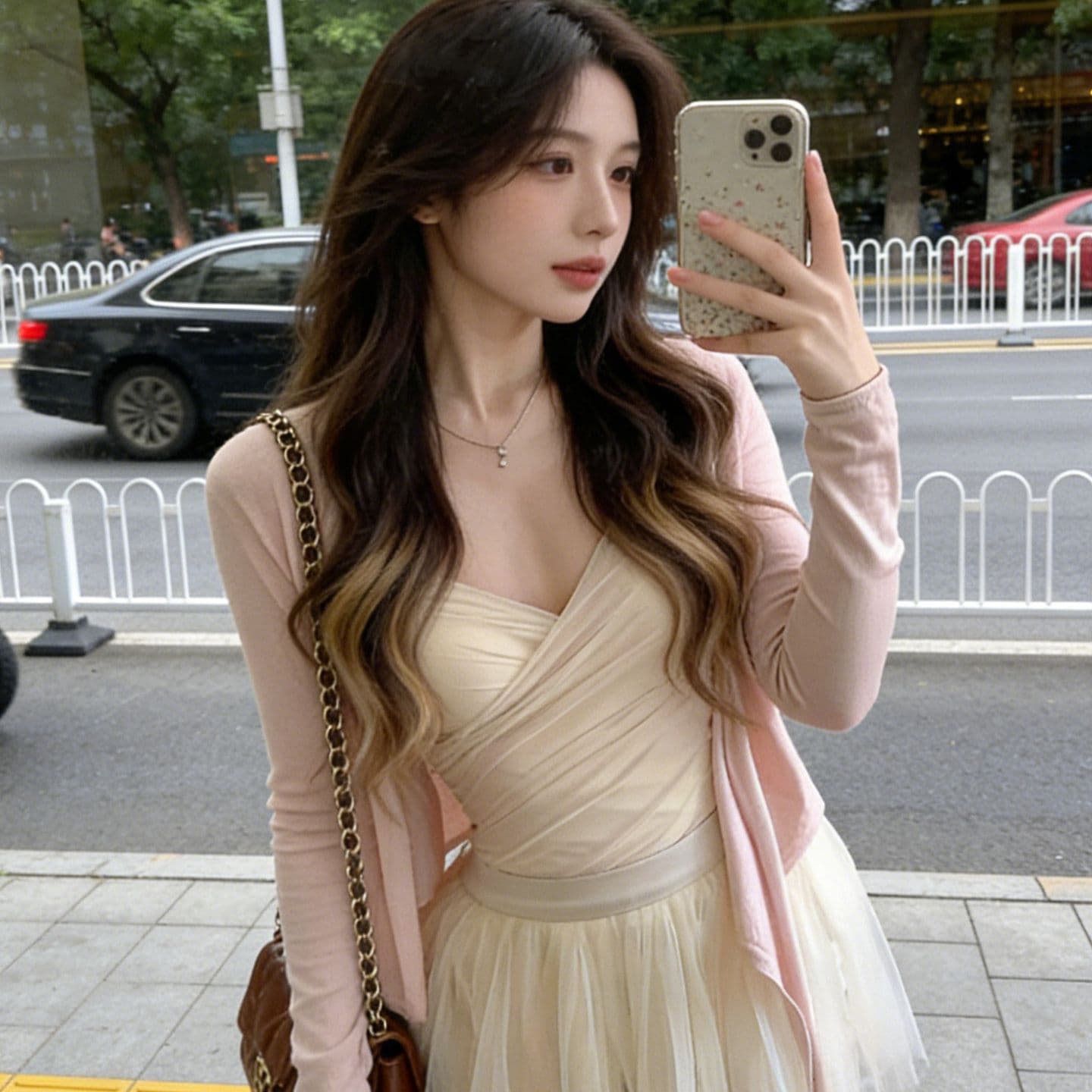 사람들 면 오픈 가디건 폴리 에스터 인터넷 슬립 순수한 욕망 V넥 십자가 망사 캐미솔 여름 부드러운 맨위 이미지 3