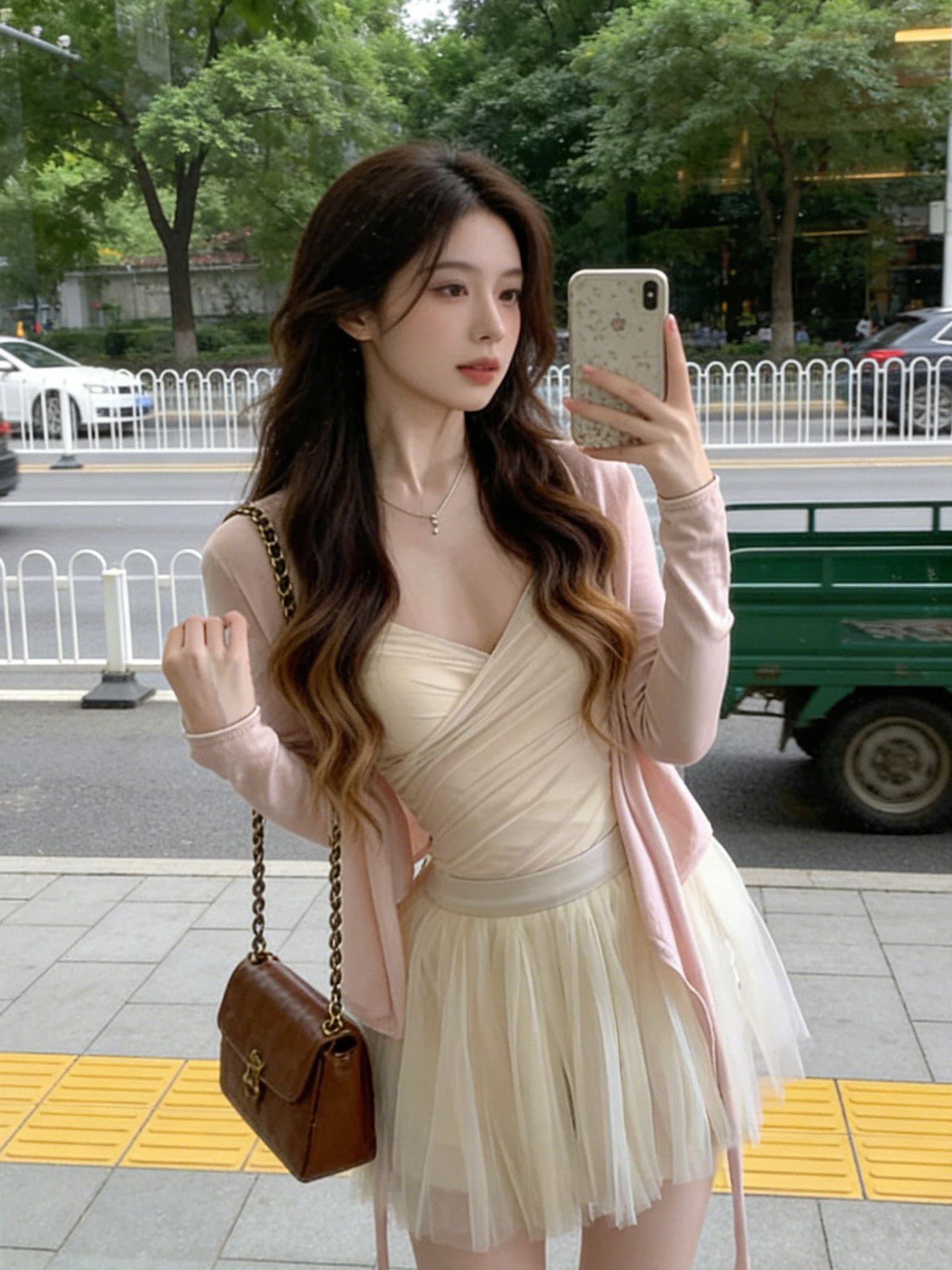 사람들 면 오픈 가디건 폴리 에스터 인터넷 슬립 순수한 욕망 V넥 십자가 망사 캐미솔 여름 부드러운 맨위 상세 이미지 7