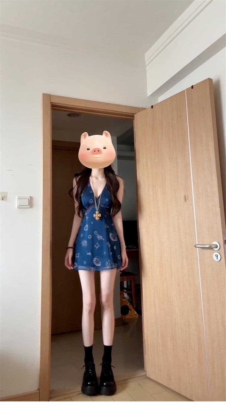 레트로 프린트 V넥 조끼 여성 드레스 2025 여름 새로운 품격 허리 수축 슬림해 보이는 휴가 바람 한 마디 미니 스커트 상세 이미지 11