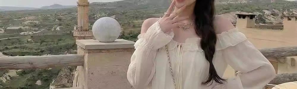 순수한 욕망 바람 오프숄더 봄 주름 여성 드레스 이른 봄 새로운 프릴 몸매 가꾸기 슬림해 보이는 타이트 스커트 미니 스커트 상세 이미지 4