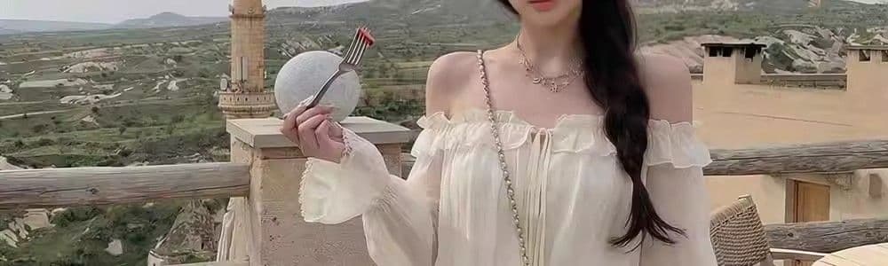 순수한 욕망 바람 오프숄더 봄 주름 여성 드레스 이른 봄 새로운 프릴 몸매 가꾸기 슬림해 보이는 타이트 스커트 미니 스커트 상세 이미지 19