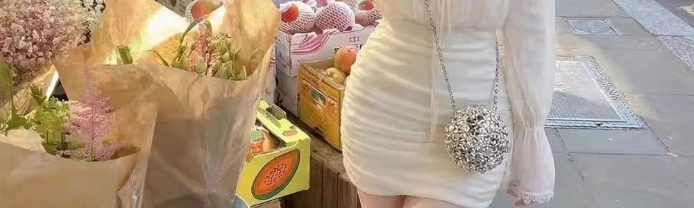 순수한 욕망 바람 오프숄더 봄 주름 여성 드레스 이른 봄 새로운 프릴 몸매 가꾸기 슬림해 보이는 타이트 스커트 미니 스커트 상세 이미지 30