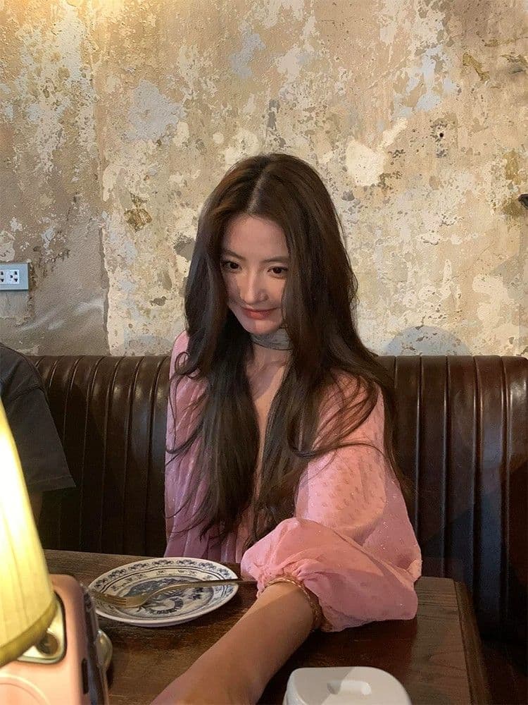 프랑스식 품격 V넥 벌룬 소매 휴가 바람 여성 드레스 여름 2026 여름 새로운 휴가 바람 루즈핏 치마 상세 이미지 5