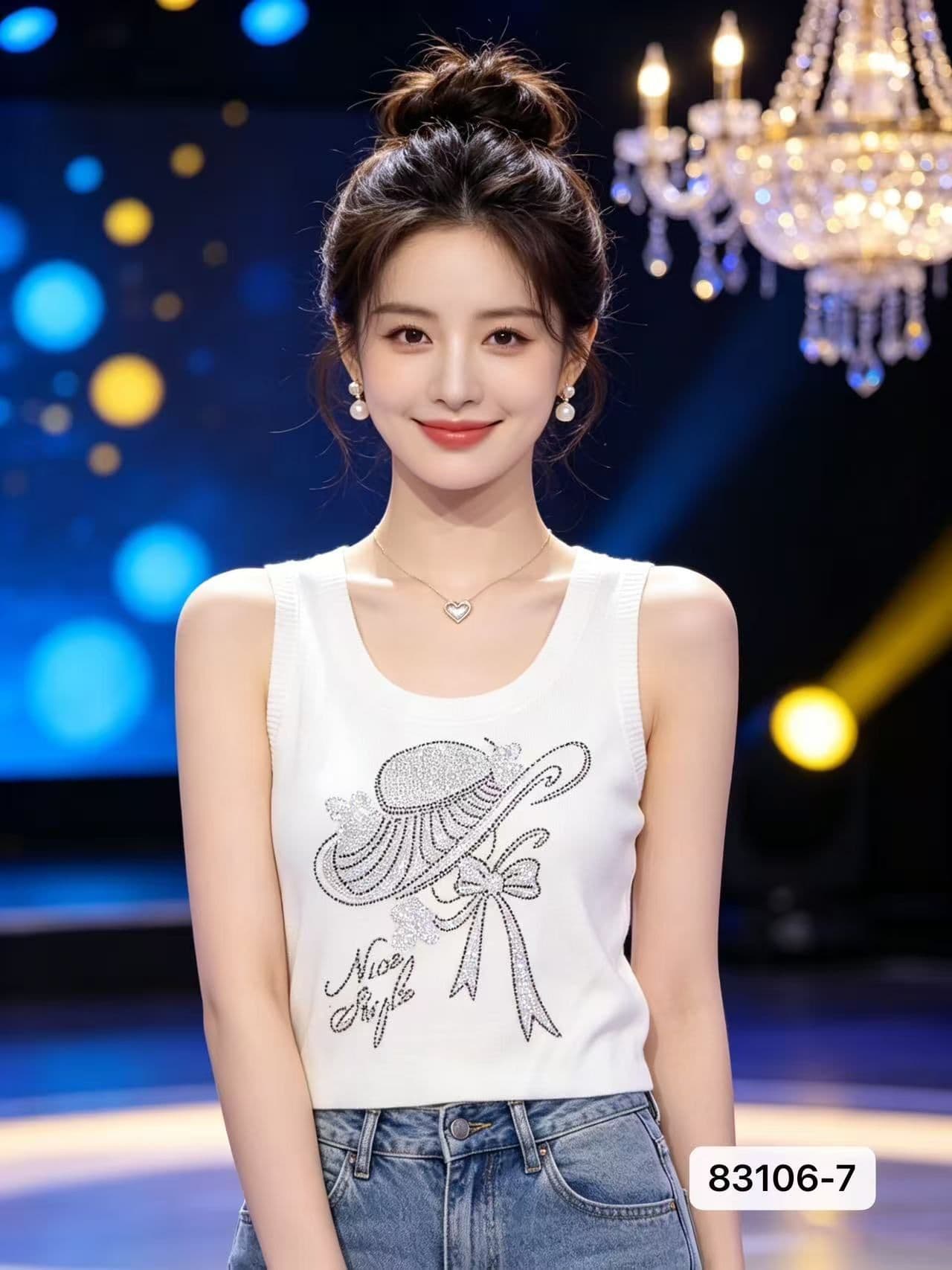 패션 라운드 넥 무거운 작업 모자 핫픽스 다용도 풀오버 조끼 상세 이미지 7