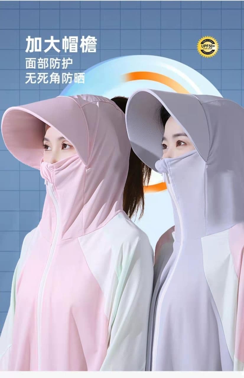 자외선 차단 의류 여성 2026 새로운 여름 국방 자외선 통기성 타기 전기 자동차 자외선 차단 복 얼음 실크 자외선 차단 블라우스 얇은 상세 이미지 15