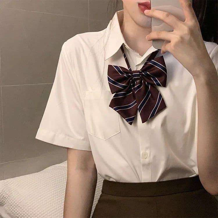 반팔 셔츠 티셔츠 여성 여름 셔츠 상세 이미지 7