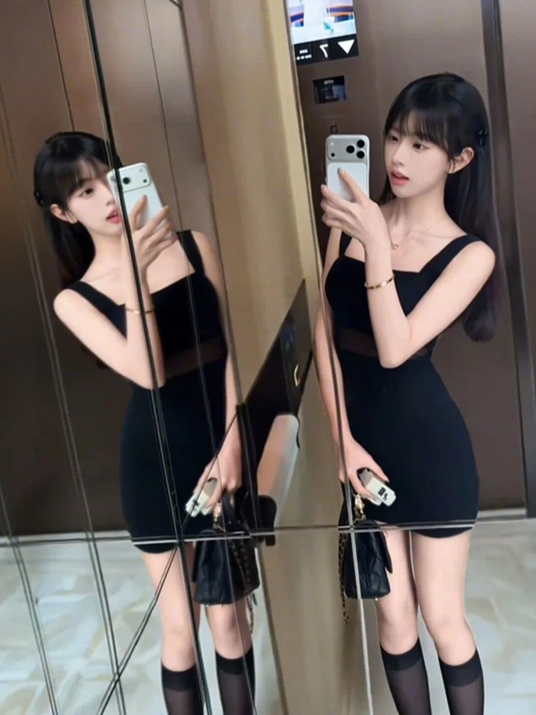 로얄 자매 바람 핫걸 섹시함 타이트 타이트 스커트 슬립 드레스 작은 대중 패션 품격 여성 미니 스커트 2026 여름 이미지 4