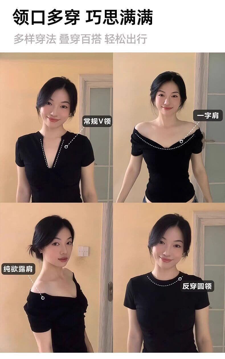 작은 대중 슈퍼 요정 검정색 오프숄더 맨위 여성 2026 여름 새로운 로얄 자매 바람 몸매 가꾸기 슬림해 보이는 반 스커트 패션 세트 상세 이미지 15