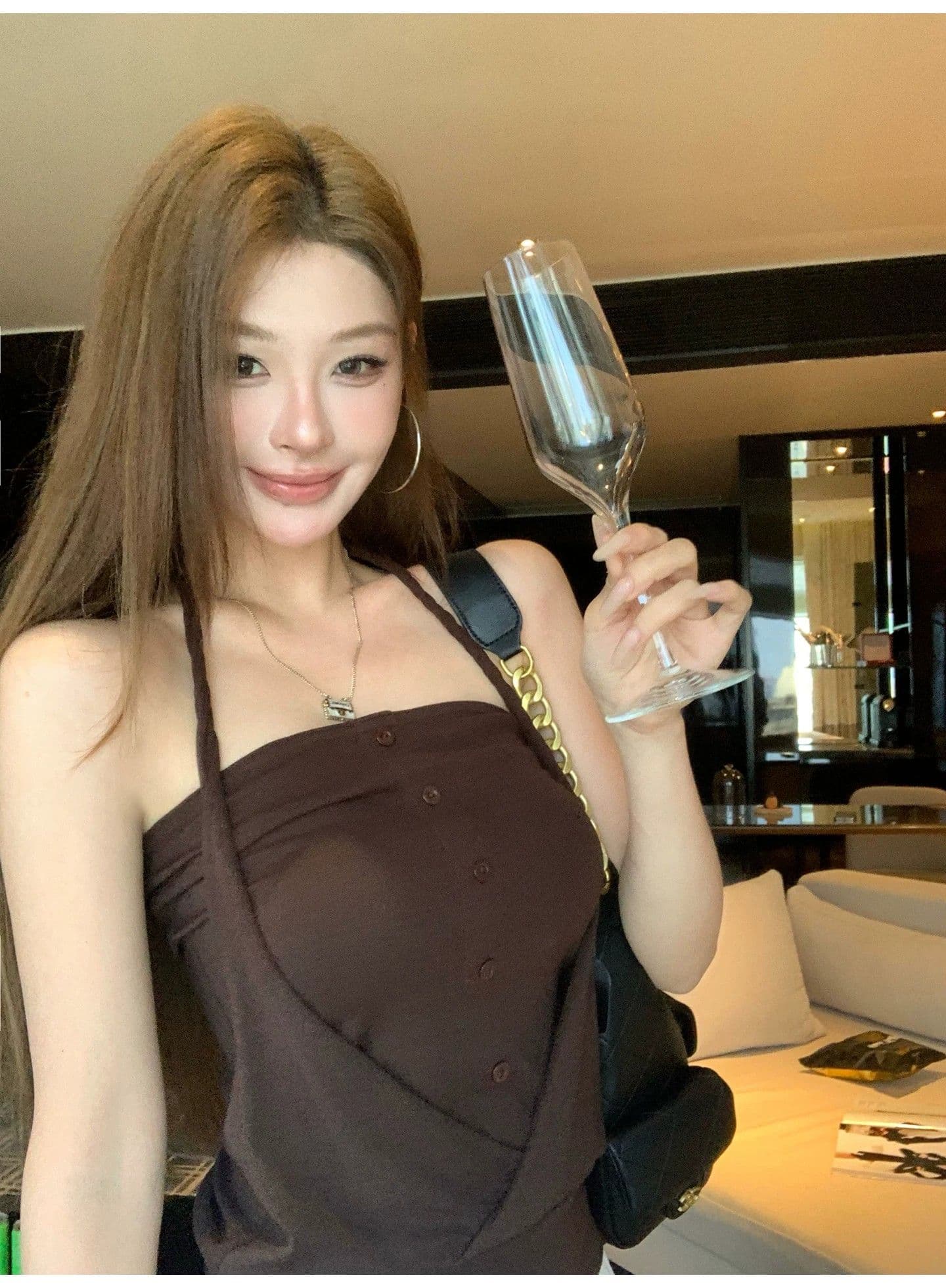 260 그램 사람들 면 행침 목 스타일 페이크 레이어드 튜브탑 캐미솔 핫걸 로드 중 여름 디자인 센스 작은 대중 맨위 상세 이미지 10