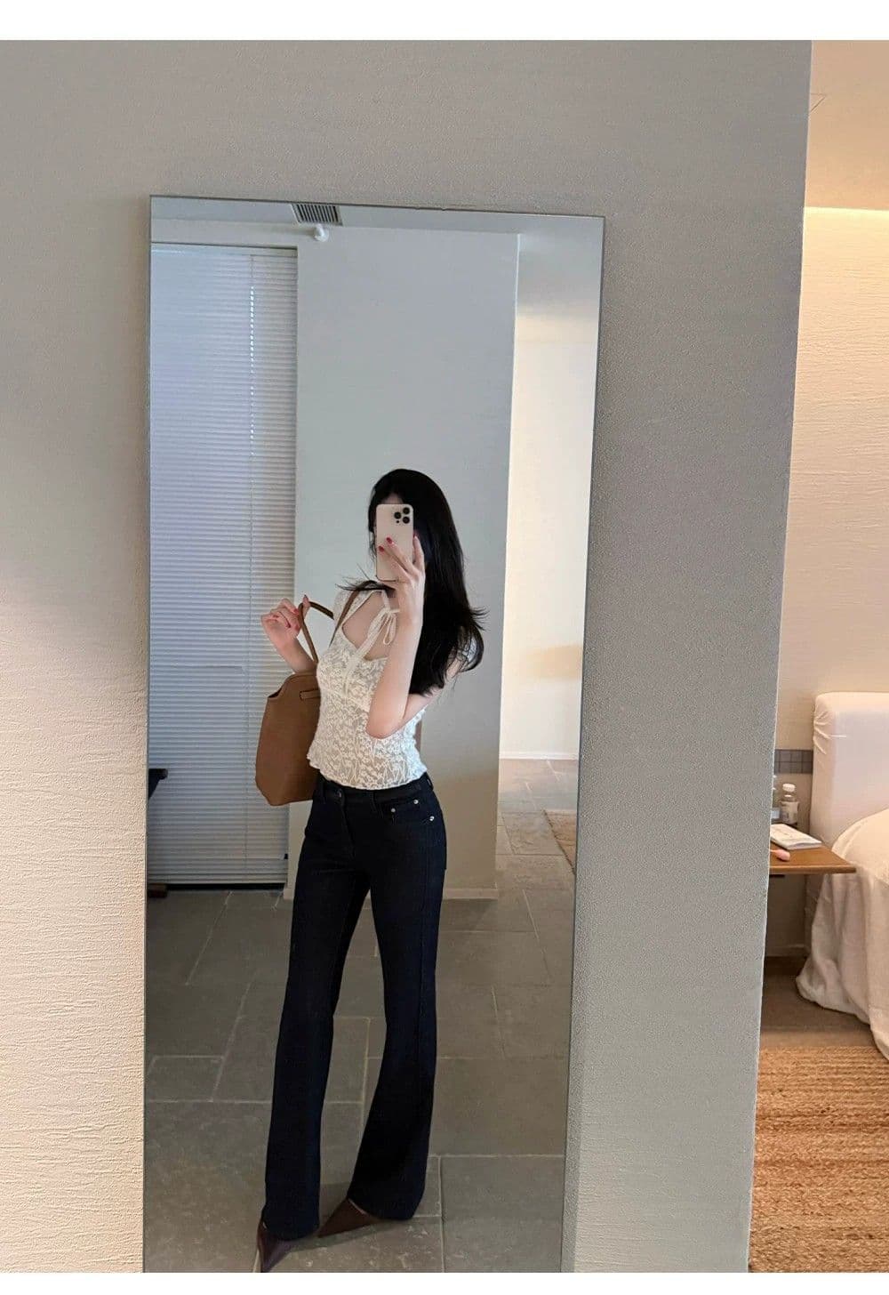 원본 원단 것 있음 안감 디자인 센스 무거운 작업 레이스 작은 셔츠 여성 여름 품격 슬림해 보이는 반팔 맨위 상세 이미지 19