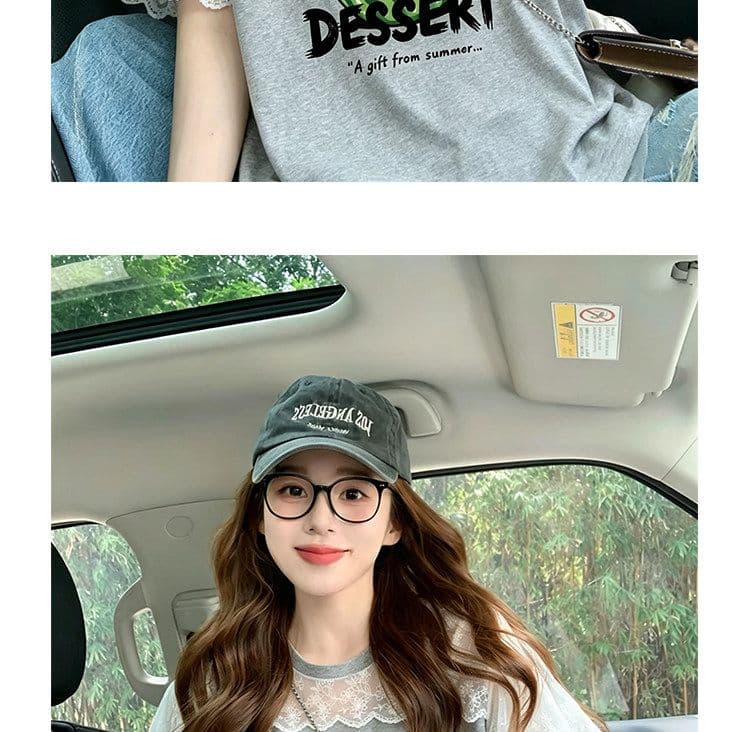 순면 220 그램 반팔 티셔츠 여성 의류 여름 루즈핏 한 부서 달콤함 레이스 조각 라운드 넥 맨위 상세 이미지 11