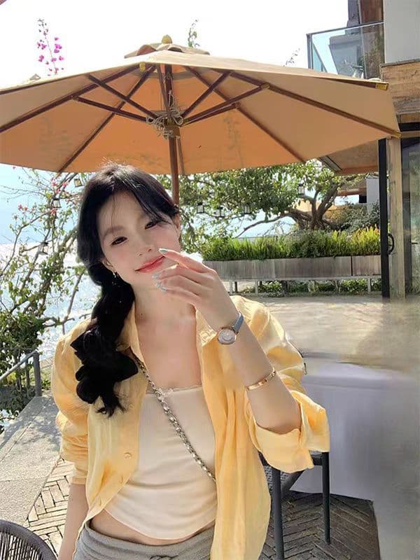 2026 봄 여름 패션 품격 다용도 루즈핏 슬림해 보이는 면 린넨 긴팔 여성 셔츠 일본식 편안함 느긋한 바람 셔츠 상세 이미지 11