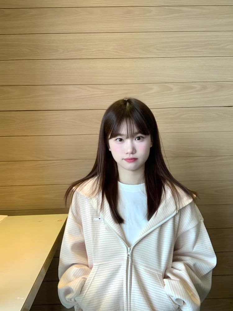 얇은 스타일 털이 있는 자수 이후 패키지 칼라 순수한 Mianhua 면 복합 후드티 여성 상세 이미지 5