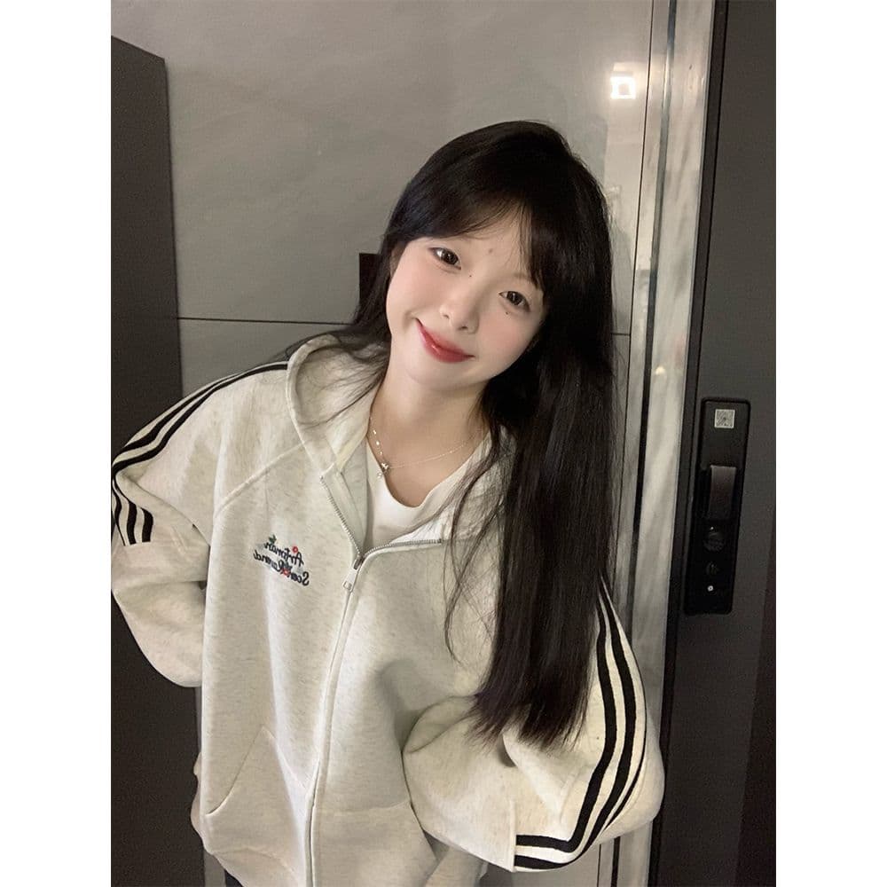 얇은 스타일 털이 있는 원본 솜씨 자수 순수한 Mianhua 면 복합 후드티 여성