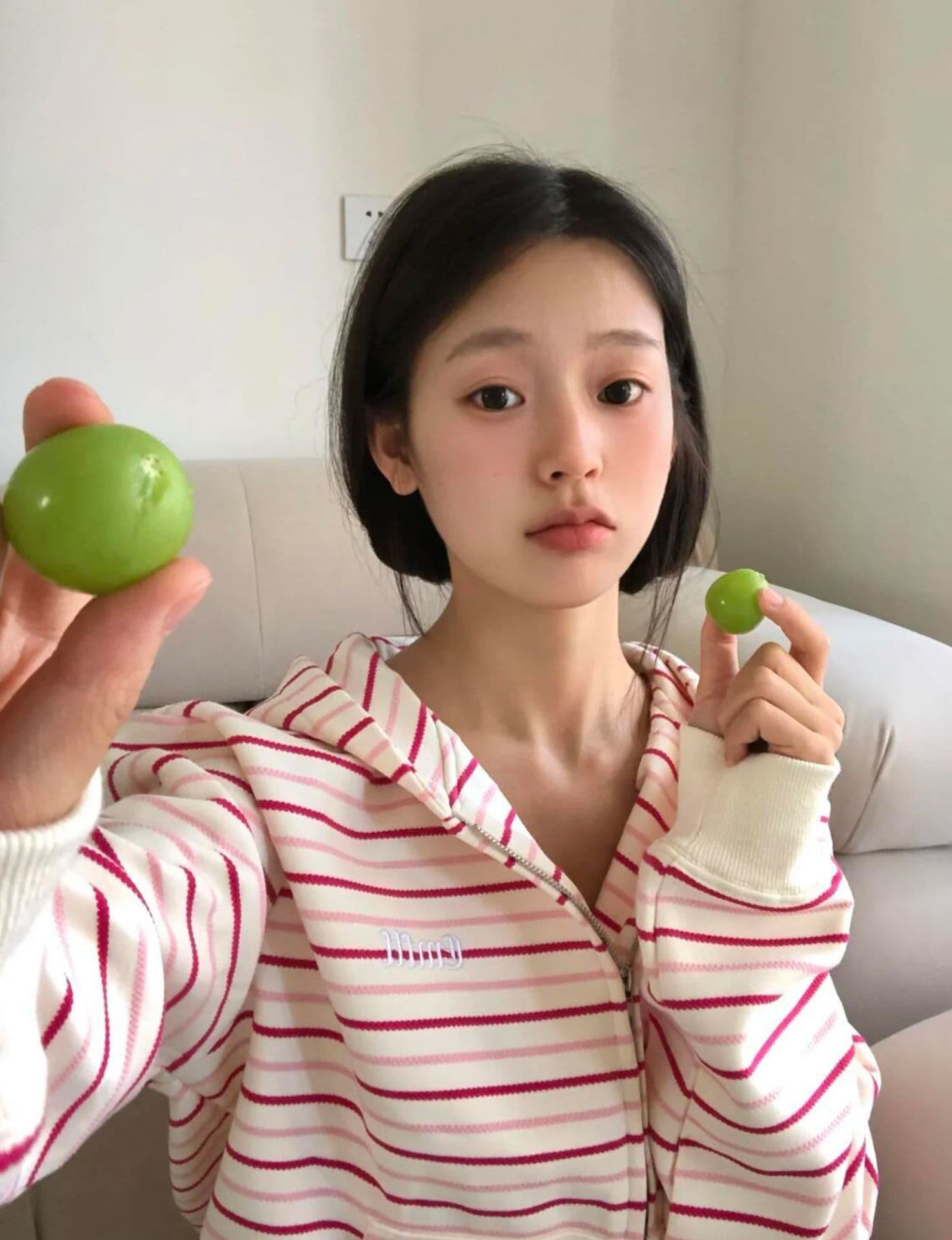 얇은 스타일 백금 지퍼 자수 원본 천 인사이드 펌프 순수한 Mianhua 면 복합 후드티 여성 상세 이미지 5