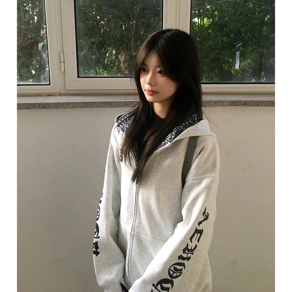 얇은 스타일 털이 있는 인사이드 펌프 원본 솜씨 순수한 Mianhua 면 복합 후드티 여성 이미지 2