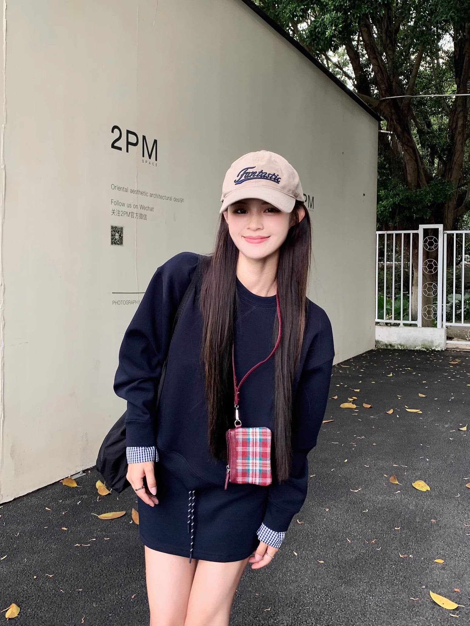220 그램 사람들 면 원단 주머니 바지 인사이드 한 부서 품격 착용 가져 가라. 슬림해 보이는 패션 연령 감소 해군 투피스 세트 상세 이미지 6