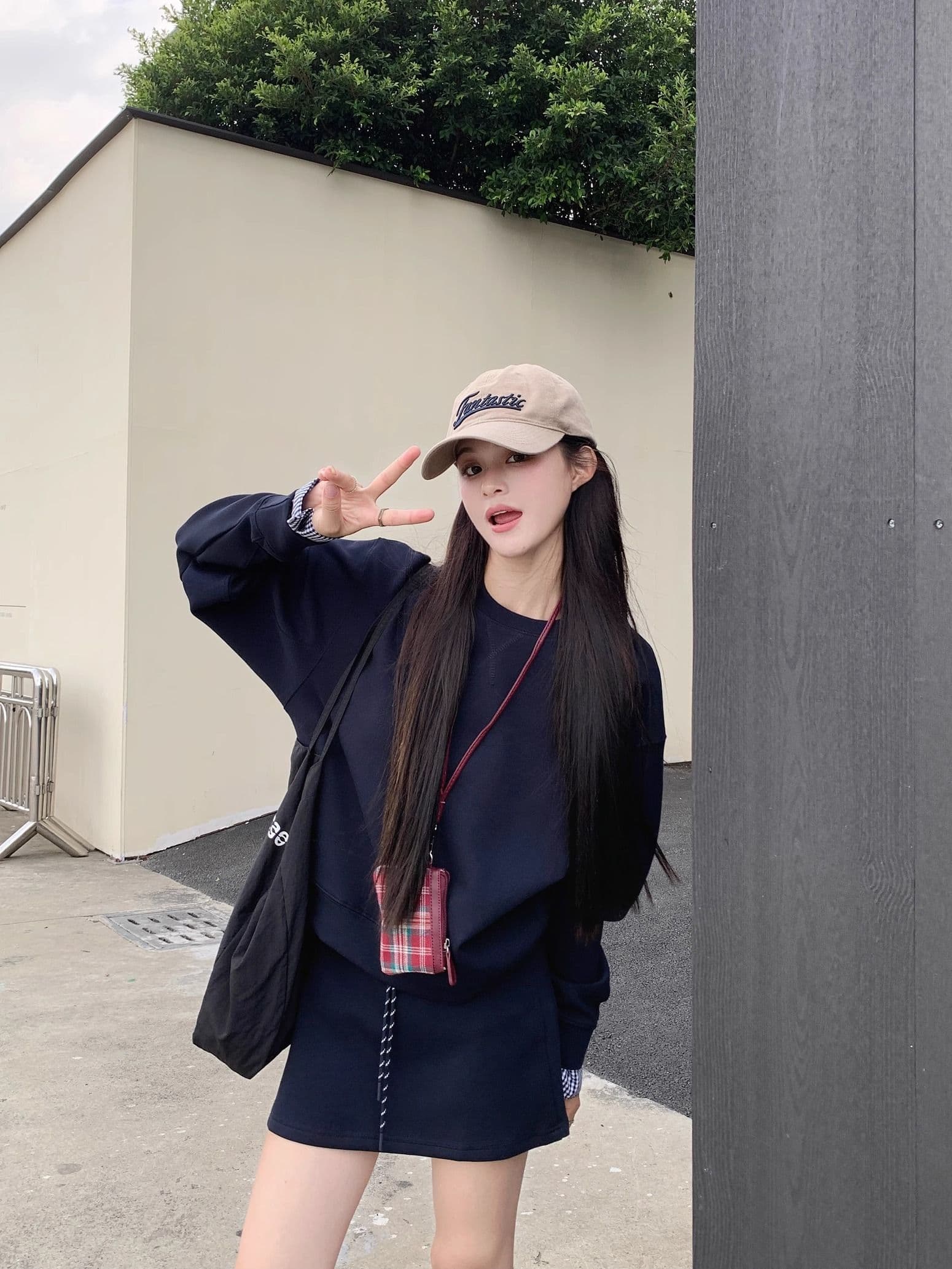 220 그램 사람들 면 원단 주머니 바지 인사이드 한 부서 품격 착용 가져 가라. 슬림해 보이는 패션 연령 감소 해군 투피스 세트 상세 이미지 18